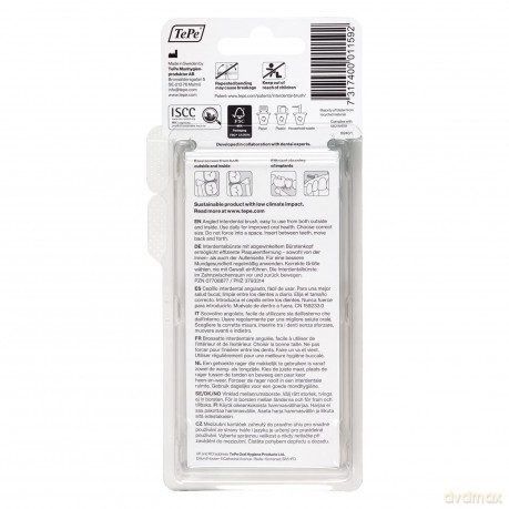 TePe Interdentalbürsten Angle gelb, 0.7 mm, 6 Stück