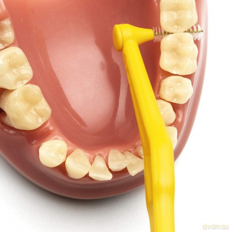 TePe Interdentalbürsten Angle gelb, 0.7 mm, 6 Stück