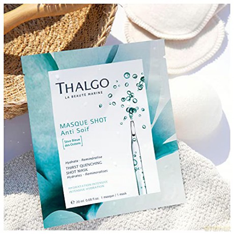 THALGO Feuchtigkeitsspendende Effekt-Maske mit Hyaluronsäure für einen sofortigen, aufpolsternden und glättenden Effekt