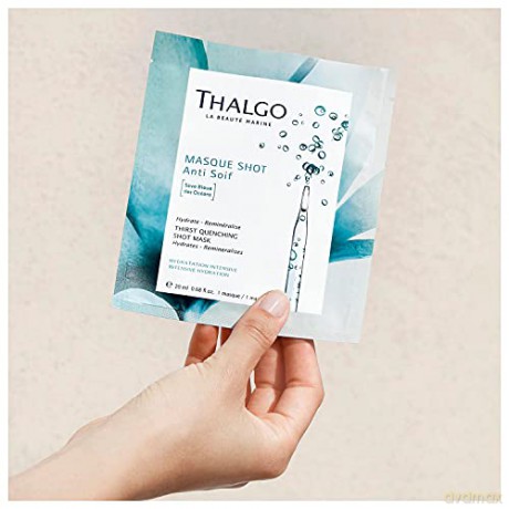 THALGO Feuchtigkeitsspendende Effekt-Maske mit Hyaluronsäure für einen sofortigen, aufpolsternden und glättenden Effekt