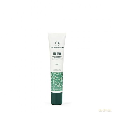 The Body Shop Tea Tree Feuchtigkeitscreme mit Teebaumöl Kontrolliert Talg Fettige Haut Glättend Leichte Formel Langanhaltende Hydratation bis zu 24 Stunden Tube 40 ml