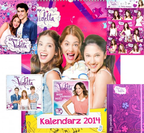 Violetta MegaPak: Violetta 1+2 Soundtrack+Pamiętnik+Kalendarz ścienny+Notes+Naklejki Pakiet [2CD]