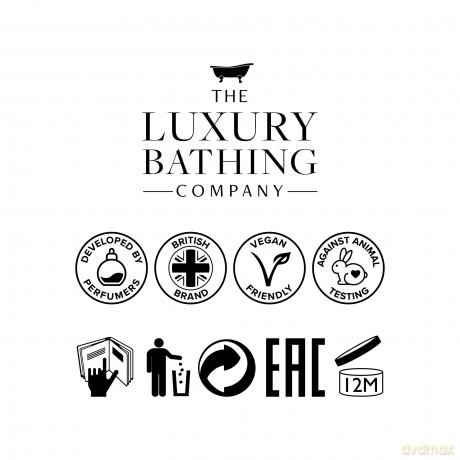 The Luxury Bathing Company - Snuggly - 1 x 50 ml Hand- und Nagelcreme, 1 x 50 ml Körpercreme, 1 x 80 g Badekaviar und 1 x wiederverwendbare Wärmflasche mit grauem Pelzbezug