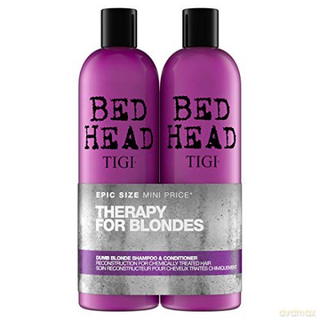 Tigi Bed Head Dumb Blonde Shampoo und Conditioner für blondes Haar, 750 ml, 2 Stück