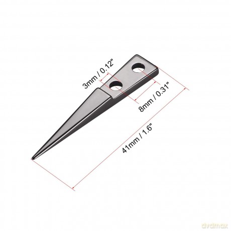 Tipps aus Keramik auf auswechselbarer Spitze, hitzebeständig 1 Pair schwarz