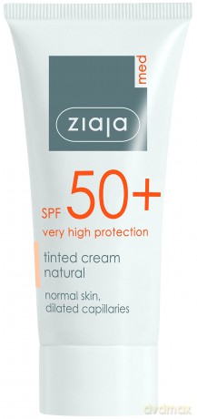 Tłnovac krm pro normln ple SPF 50+ odstn pirozen˝ Tinted Cream 50 ml