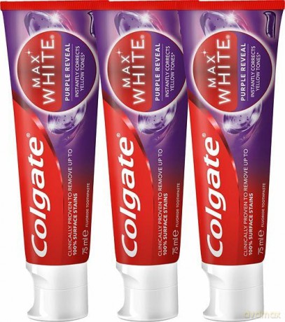 Toothpaste Max White Purple Trio 3x75ml