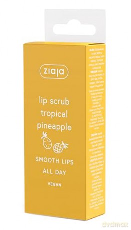 Tropische Ananas Zucker Lippenpeeling Ziaja
