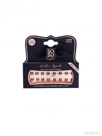 Tufted false eyelashes Hidden Agenda 10 mm