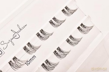 Tufted false eyelashes Hidden Agenda 10 mm