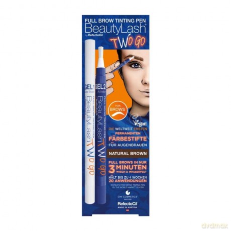 Two Go eyebrow color Eyebrow Color 1 pc - Shade: Natural Brown