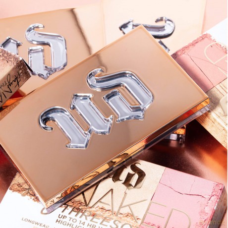 Urban Decay | Stay Naked Threesome Palette | 3in1 | Make Up Set | Highlighter & Blush & Bronzer | Glow | Vegan | 14 Stunden Halt | Fly