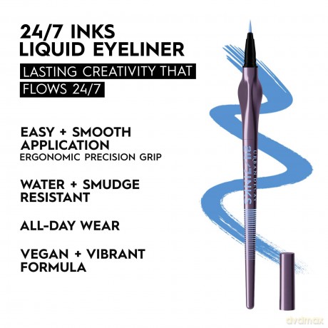 Urban Decay Binge flüssiger Eyeliner mit 24/7 Tinten (matte sky blue), 0,50 Fl Oz (1 Stück)
