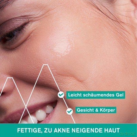 Uriage Hyséac Gesichtsreinigungsgel für fettige Haut mit Unreinheiten 150ml - Reinigt und Beseitigt überschüssiges Sebum - Ultra-sanftes Schaumgel - Paraben- und Seifenfrei, Physiologischer pH-Wert