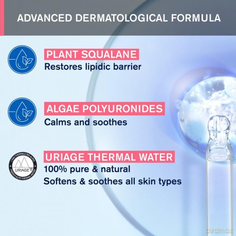 Uriage Toléderm Control Make-Up Entfernendes milchiges Gel, 150 ml