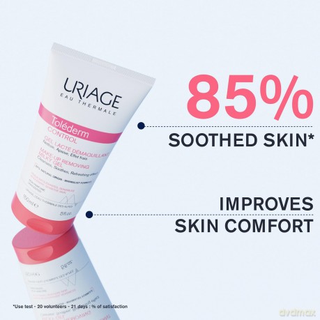 Uriage Toléderm Control Make-Up Entfernendes milchiges Gel, 150 ml