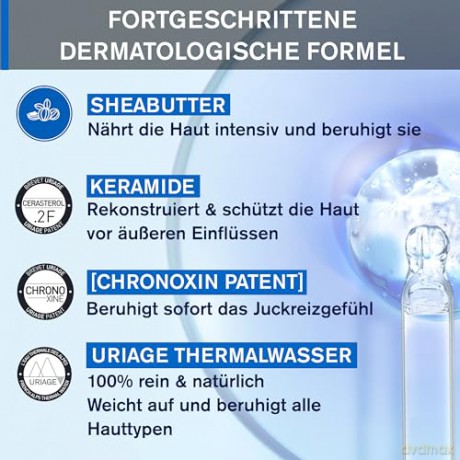 Uriage Xémose SOS Anti-Itch Mist 200ml - Für empfindliche Haut - Sofortige Juckreizlinderung, Hydration & schnelle Anwendung - Mit Sheabutter & Illipé-Öl