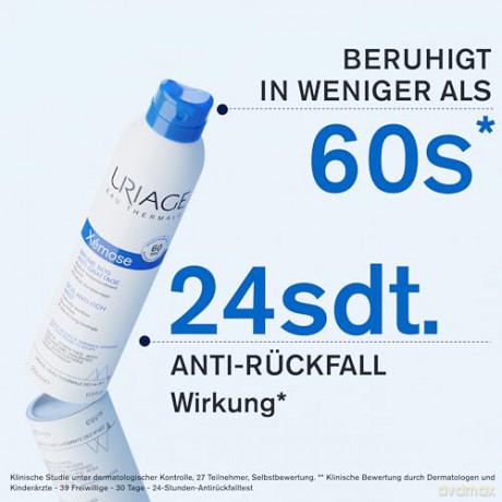 Uriage Xémose SOS Anti-Itch Mist 200ml - Für empfindliche Haut - Sofortige Juckreizlinderung, Hydration & schnelle Anwendung - Mit Sheabutter & Illipé-Öl