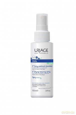 Uriage, Bebe 1st Drying Repairing Spray, 100 ml.