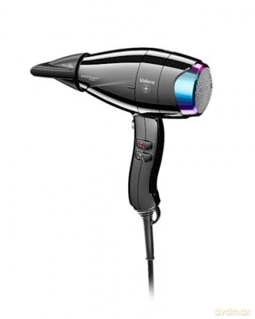 Valera ePower 2010 eQ professioneller Ionen-Haartrockner, kompakt, umweltfreundlich und leistungsstark, digitaler Motor, Sanify Luftreinigung, intelligente Luftstrom-Diagnose, 1600 Watt, Farbe Schwarz