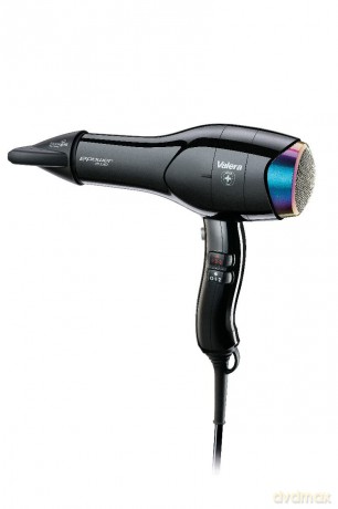 Valera ePower 2030 eQ professioneller Ionen-Haartrockner, umweltfreundlich und leistungsstark, digitaler Motor, Sanify Luftreinigung, intelligente Luftstrom-Diagnose, 1600 Watt, Farbe Schwarz