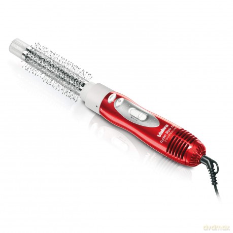 Valera Turbo Style 1000 Tourmaline 603.01B Warmluft-Styler, mit zwei Bürsten und einer Föhndüse, 1000 Watt, Farbe Rot