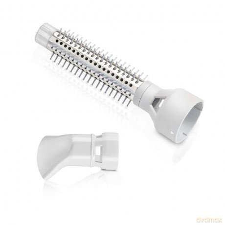 Valera Turbo Style 1000 Tourmaline 603.01B Warmluft-Styler, mit zwei Bürsten und einer Föhndüse, 1000 Watt, Farbe Rot