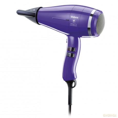 Valera Vanity Performance professioneller Ionen-Haartrockner für leises und schnelles Trocknen, 2400 Watt, Farbe Pretty Purple Lila