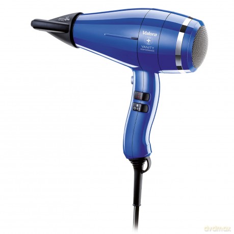 Valera Vanity Performance professioneller Ionen-Haartrockner für leises und schnelles Trocknen, 2400 Watt, Farbe Royal Blue Königsblau
