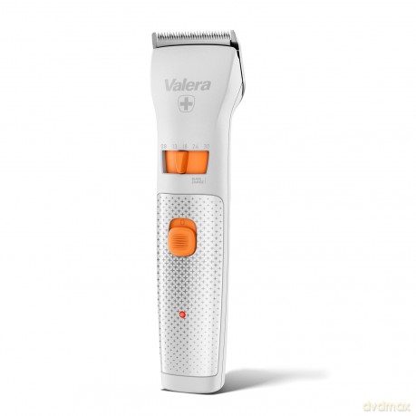 Valera, Swiss Excellence Smart, Haarschneider mit 46 mm Durablade-Klingen, 5 Schnittlängen, 6 Abstandskämme, kabelloser Betrieb oder mit Netzteil, inklusive Batterie, 100-240 V, Swiss Made