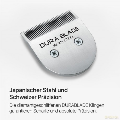 Valera, Swiss Excellence Smart, Haarschneider mit 46 mm Durablade-Klingen, 5 Schnittlängen, 6 Abstandskämme, kabelloser Betrieb oder mit Netzteil, inklusive Batterie, 100-240 V, Swiss Made