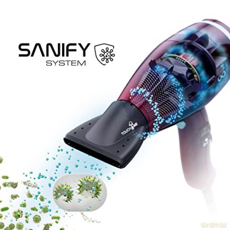 Valera, Swiss Nano4ever, Professioneller Haartrockner, ein kompakter, leichter und geräuscharmer Föhn, digitaler Motor, einstellbare Temperatur, Ionenfunktion, 2200 W, Swiss Made