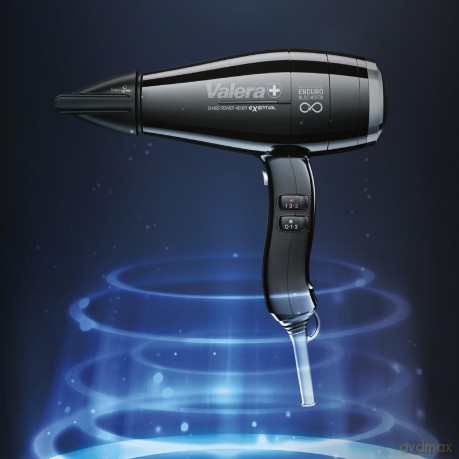 Valera, Swiss Power4ever eXential, Professioneller Haartrockner, Leistungsstarker Föhn, mit 3 Temperaturstufen, Ionen-Generator, Verdrehsicheres Super-Flex-Kabel, 2400 W, Swiss Made