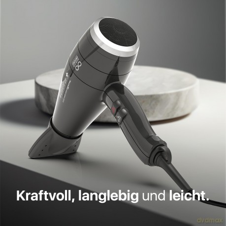 Valera, Swiss Power4ever eXential, Professioneller Haartrockner, Leistungsstarker Föhn, mit 3 Temperaturstufen, Ionen-Generator, Verdrehsicheres Super-Flex-Kabel, 2400 W, Swiss Made