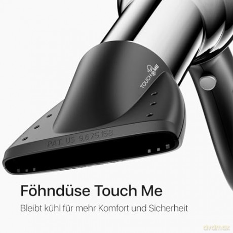 Valera, Swiss Steel Master, professioneller Haartrockner aus verchromtem Premium-Stahl, leichter Föhn, 3 Temperaturstufen, Ionen-Generator, verdrehsicheres Flex-Kabel, 2100W, Swiss Made