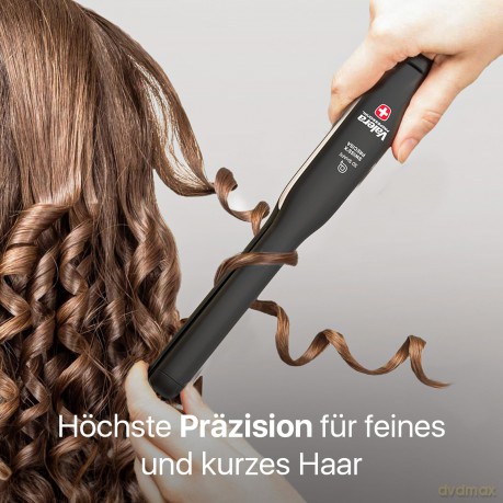 Valera, Swiss'X Precisa, Schmales Professionelles Glätteisen, für kurzes, glattes und lockiges Haar, mit Keramikbeschichtung, schnelles Aufheizen, Kabel 3 m, Ein/Aus 230°C, Swiss Made