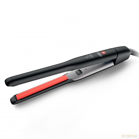 Valera, Swiss'X Volumissima, schmales Krepp- und Welleneisen, Profi-Gerät aus Keramik, wärmeisolierende Spitzen, Ein-/Ausschalttaste, 3m Kabel, 230°C, Swiss Made