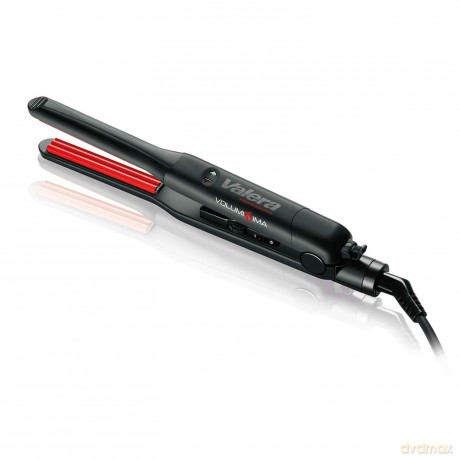 Valera, Volumissima 647.01, professioneller Volumenstab, Keramikbeschichtung, extraschmal, Volumen am Haaransatz, schnelles Aufheizen, elektronische Temperaturregelung, Kabel 3 m, schwarz-rot