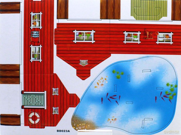 BENIAMIN 3D Chatka Rybaka (BD023) [PUZZLE 3D]