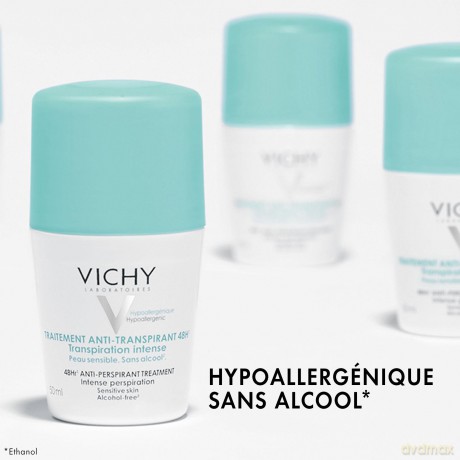 Vichy 48Hr Atntitranspiranter Deoroll-on, 1er Pack (1 x 2 Stück)