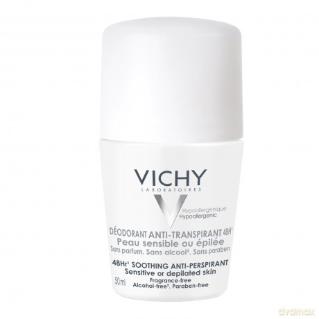 VICHY Deodorant Roll-On 48h Antiperspirant 2 x 50 ml