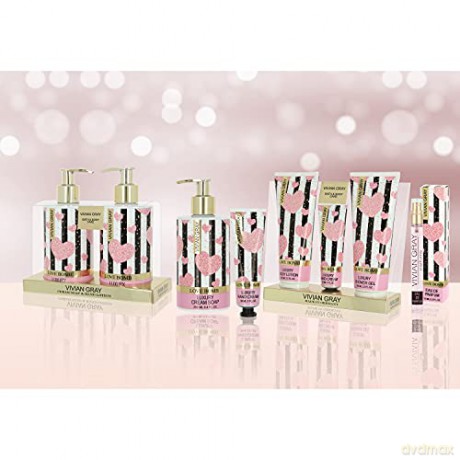 VIVIAN GRAY 1050 Seifenspender mit Creme-Seife Love Bomb Luxury, Patschuli, pink/Gold (250 ml)