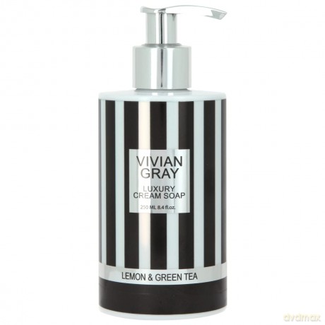 VIVIAN GRAY 1170 Seifenspender mit Creme-Seife Style, grüner Tee mit Zitrusnoten (250 ml)