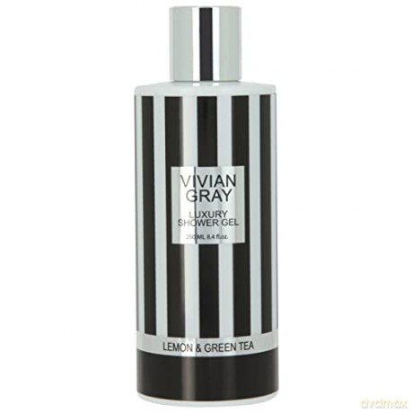 VIVIAN GRAY 1173 Duschgel Style, grüner Tee mit Zitrusnoten, schwarz/silberfarben (250 ml)