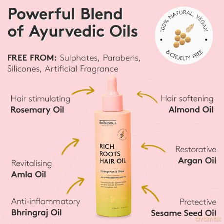 Vlasov˝ olej Rich Roots Hair Oil 100 ml