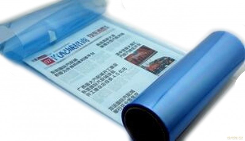 wall-8-CC Auto-Tönungsfolie, Vinyl, Nebelfolie, Vinyl, 30 x 100 cm, Auto-Styling, Membran-Blau