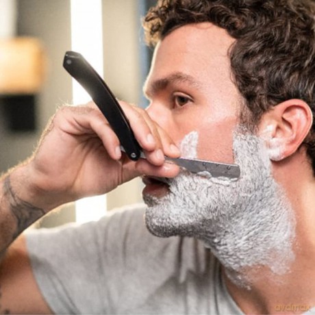 WILKINSON SWORD Barber's Style - The Pioneer Collection (Rasiermesser, 5 x Doppeklingen. Rasierpinsel, Rasierseife)