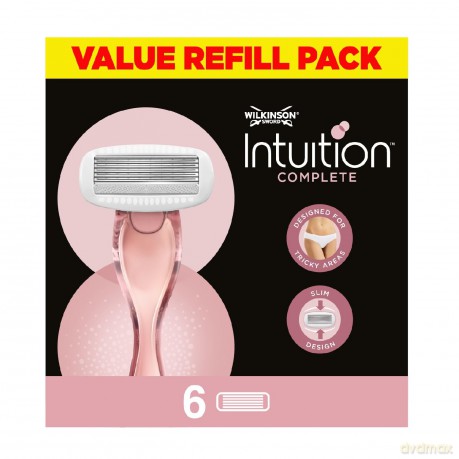 Wilkinson Sword Intuition Complete Damen Rasierklingen, 6 Stück
