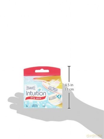 Wilkinson Sword Intuition Dry Skin Rasierklingen Klingen, für Damen Rasierer, 3 St