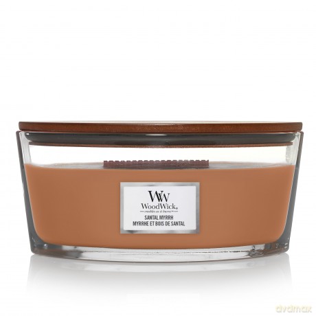 WoodWick Santal Myrrh Świeca Zapachowa Elipsa 453,6 g